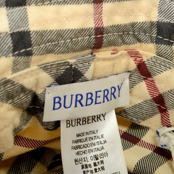 Burberry Classic Multi-Color Check Print Bucket Hat Size L - Picture 5 of 6